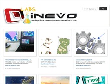 Tablet Screenshot of labs.inevo.pt